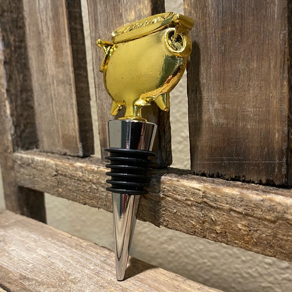 Halloween Witches Cauldron Wine Bottle Stopper, Cauldron Wine Bottle Stopper - Picture 7 of 16